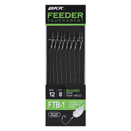 BKK Feeder Tournament FTB-1 Bayonet Rigs (Hakenlos)