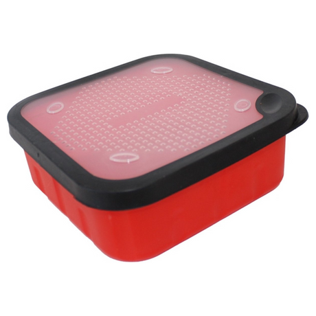 Köderbox Rot | 272x90mm | Für Maden
