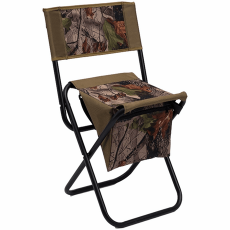 Eurocatch Klappstuhl Set für Angler 2 Angelhocker mit Rückenlehne Tasche und Camouflage Design