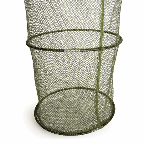 Eurocatch Garnelen Netz L Set mit 2 Netzen Aufbewahrungsnetz 30 cm und Holzstiel 107 cm