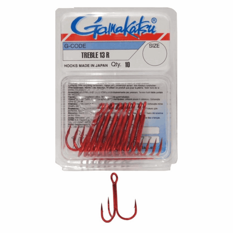Gamakatsu Treble 13R Drillingshaken Gr. 6