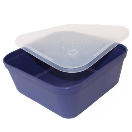 Köderbox Blau | 170x100mm | Für diverse Aassorten