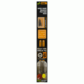 Fox Edges Wide Gape Beaked PVA Ready Rig Größe 6