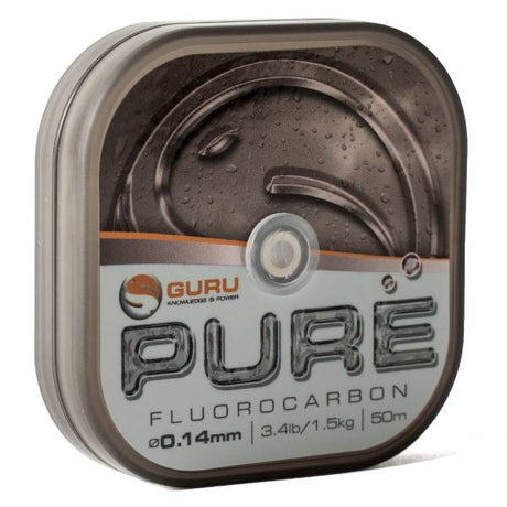 Guru Pure Fluorocarbon Schnur | 0.14mm | 50m