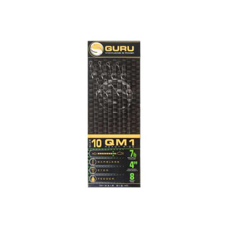 Guru QM1 Standard Hair Rig 10cm 10 - 0.19mm