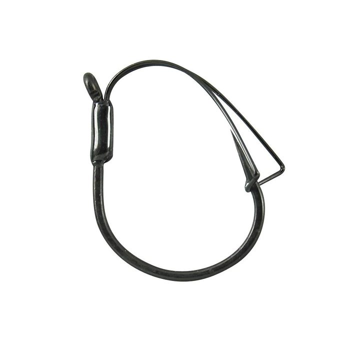 Gamakatsu Worm 318 Wacky Weedless Haken Schwarz