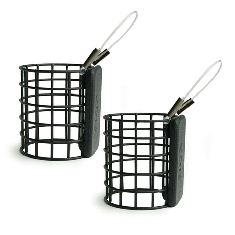 JVS Block Feederkorb Schwarz 28x34mm 20g/30g/40g - 2 Stück