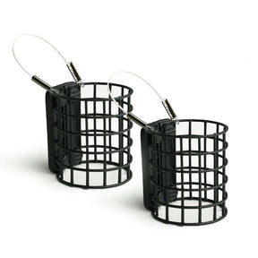 JVS Block Feederkorb Schwarz 28x34mm 20g/30g/40g - 2 Stück 40g