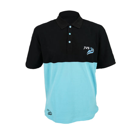 JVS Polo Shirt Schwarz Blau XXXL