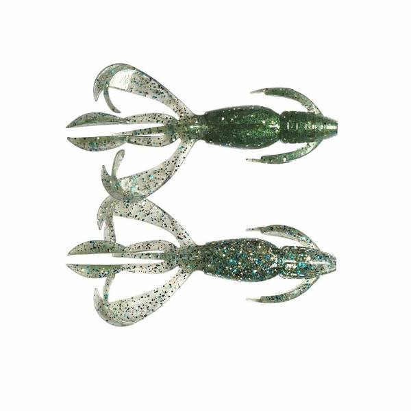Keitech Crazy Flapper Gummikrebs 7,11 cm LT Green Shad