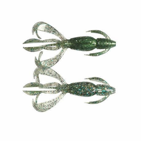 Keitech Crazy Flapper Gummikrebs 7,11 cm LT Green Shad
