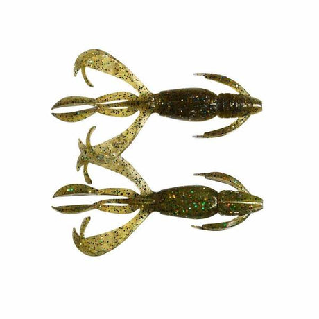Keitech Crazy Flapper Gummikrebs 7,11 cm LT Smoky Yellow