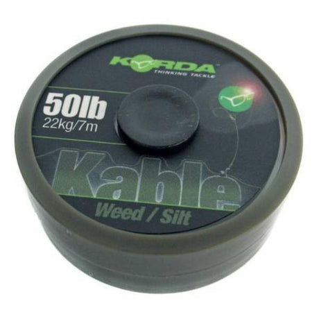 Korda Kable Leadcore Weed/Silt 25m