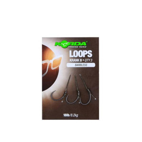 Korda Loop Rigs Krank ohne Widerhaken 8,2 kg Größe 8