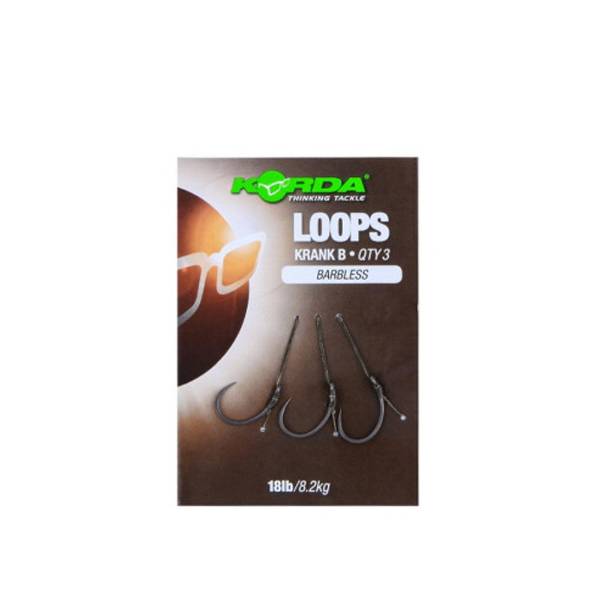 Korda Loop Rigs Krank ohne Widerhaken 8,2 kg Größe 6
