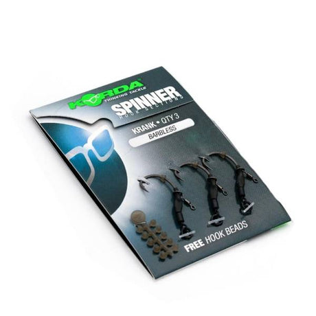 Korda Spinner Hook Sections Krank Barbless 3 Stk.