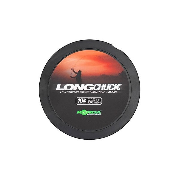 Korda LongChuck Clear Angelschnur 4,5 kg 0,27 mm 1000 Meter