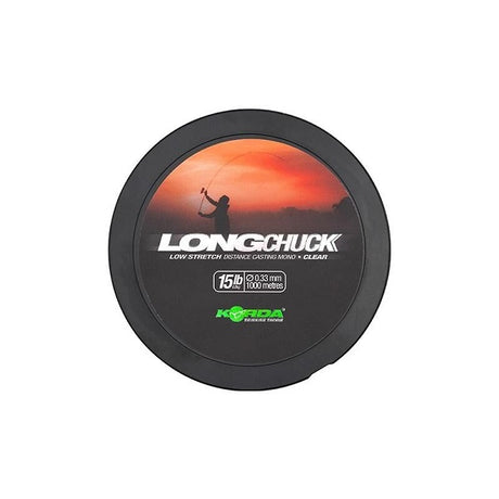 Korda LongChuck Clear Angelschnur 6,8 kg 0,33 mm 1000 Meter