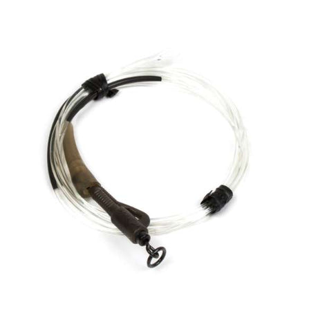Korda Camouflage-Vorfächer + Hybrid-Leadclip | Transparent | 40 Pfund