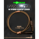 Korda Dark Matter Leader QC Hybrid Clip 1m Gravel