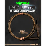 Korda Dark Matter Leader QC Hybrid Clip 50cm Gravel