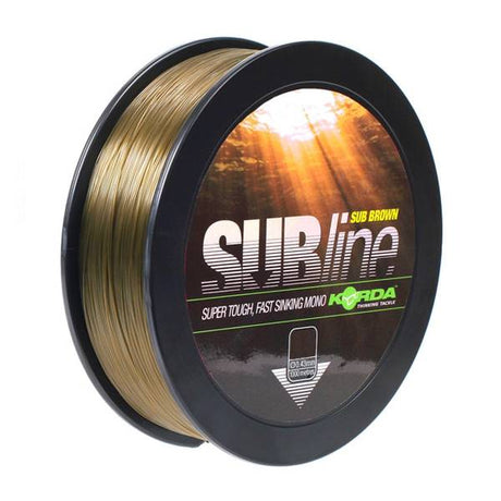 Korda Safe Zone | Nylon-Angelschnur | Braun | 10 Pfund | 0,30 mm | 1000m