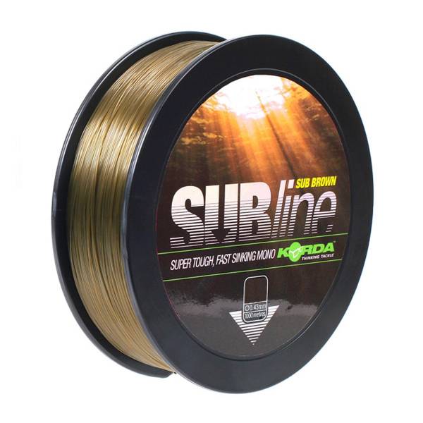 Korda Safe Zone | Nylon-Angelschnur | Braun | 10 Pfund | 0,30 mm | 1000m