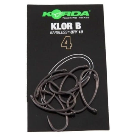 Korda Klor Barbless Angelhaken Gr. 4