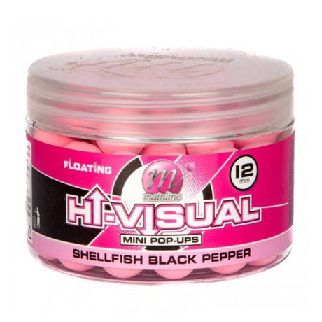 Mainline Washed Out Pop-ups Pink Shellfish Black Pepper - 12mm