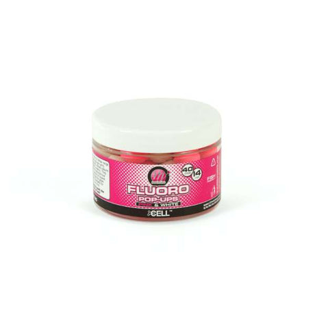 Mainline Fluoro Pop-ups Cell Pink White 14mm