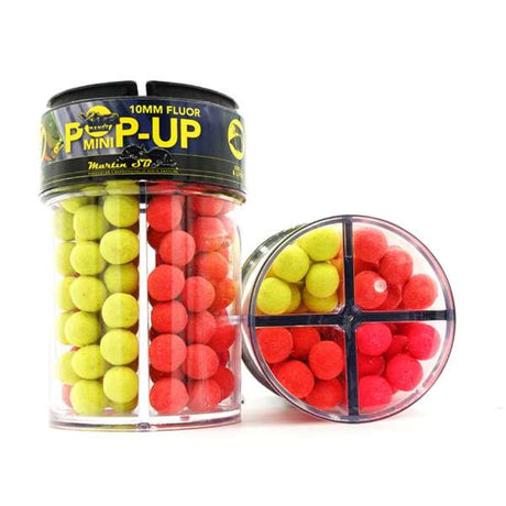 Martin SB 4-in-1 Xtra Range Fluor | Pop-Ups | 10mm | 55g Rot Gelb