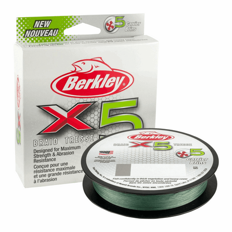 Berkley X5 Braid Low-Vis Angelschnur 0.08mm 2.7kg