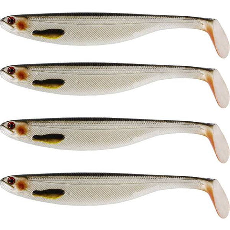 Westin ShadTeez Slim | 7,5cm | 3g | 4 Stk. Lively Roach