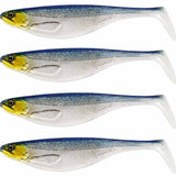 Westin ShadTeez Slim | 7,5cm | 3g | 4 Stk. Blue Headlight