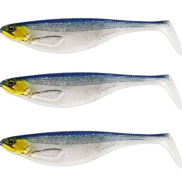 Westin ShadTeez Slim | 10cm | 6g | 3 Stk. Blue Headlight