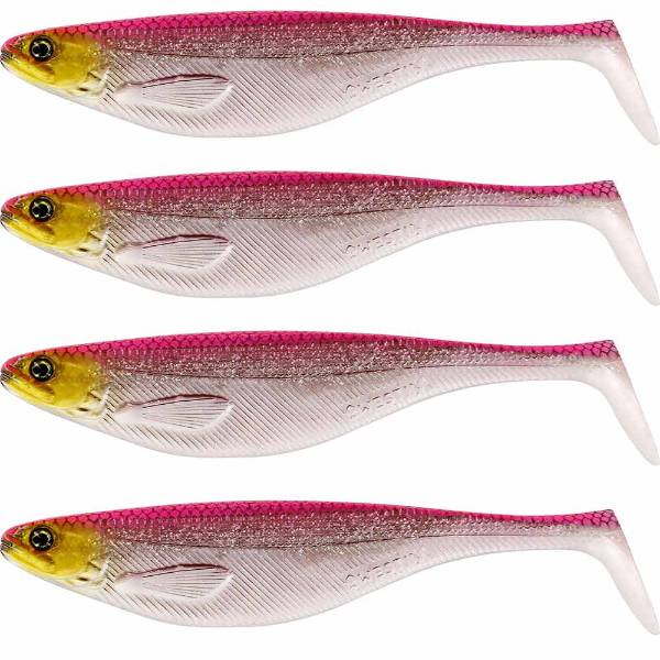 Westin ShadTeez Slim | 7,5cm | 3g | 4 Stk. Pink Headlight