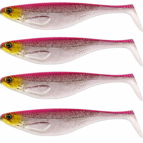 Westin ShadTeez Slim | 7,5cm | 3g | 4 Stk. Pink Headlight