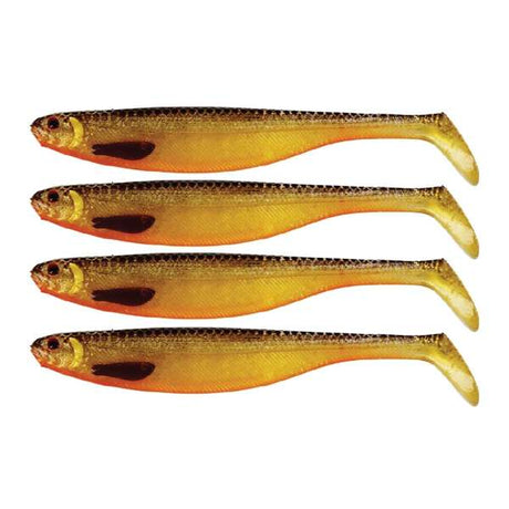 Westin ShadTeez Slim | 7,5cm | 3g | 4 Stk. Gold Rush