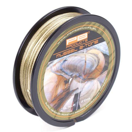 PB Products Mussel Leadermaterial 45 lbs | 2-tone