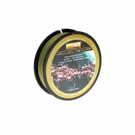PB Products Hollow Kevlar Snag Leader 50m Gravel