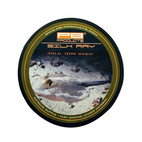 PB Products Silk Ray Vorfachmaterial Grau Weed