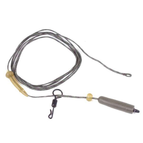 PB Products Silk Ray Heli-Chod Leader – 90cm, Weed, 2er Set