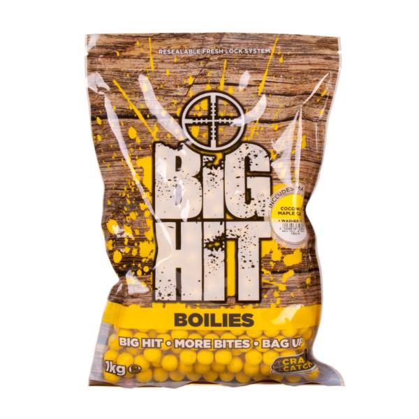Crafty Catcher Big Hit Kokos & Ahorn Boilies 15mm 1kg