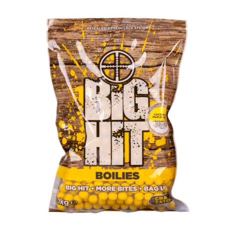 Crafty Catcher Big Hit Kokos & Ahorn Boilies 15mm 1kg