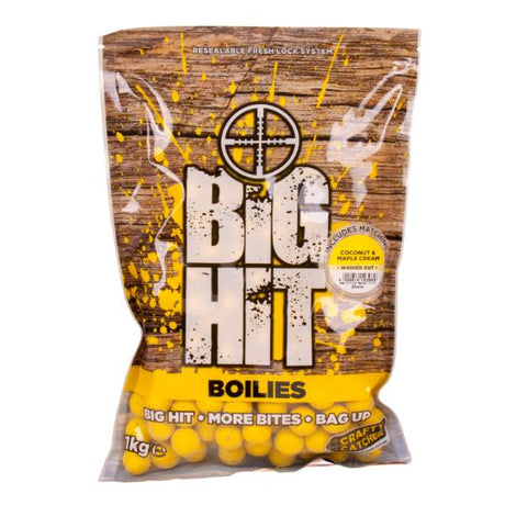 Crafty Catcher Big Hit Kokos & Ahorn Boilies 20mm 1kg