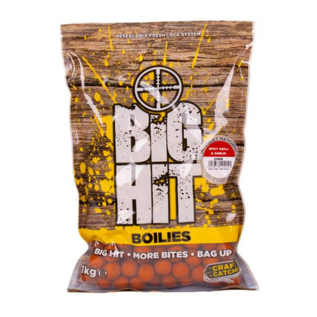 Crafty Catcher Big Hit Krill & Knoblauch Boilies 20mm 1kg