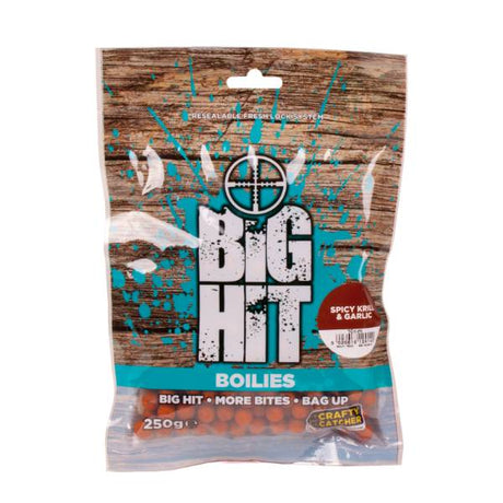 Crafty Catcher Big Hit würziger Krill Knoblauch Boilies 10mm 250g