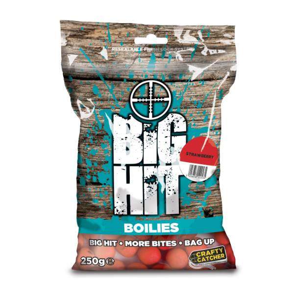 Crafty Catcher Big Hit Walderdbeere Boilies 15mm 250g