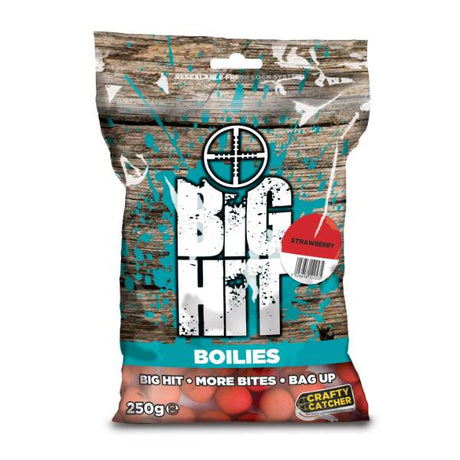 Crafty Catcher Big Hit Walderdbeere Boilies 15mm 250g