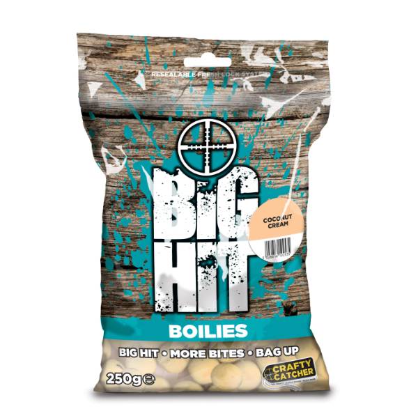 Crafty Catcher Big Hit Kokoscreme Boilies 15mm 250g